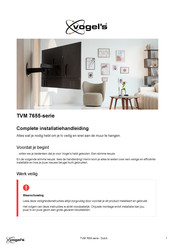 Vogel's TVM 7655 Series Installatiehandleiding