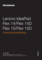 Lenovo IdeaPad Flex 14D Gebruikershandleiding