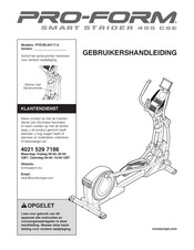 Pro-Form PFEVEL60717.0 Gebruikershandleiding