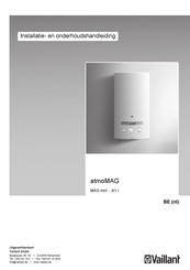 Vaillant atmoMAG MAG mini 114/1 I Installatie- En Onderhoudshandleiding