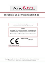 Anyfire Admiral E Installatie En Gebruikshandleiding