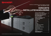 Sharp MX-6240N Verkorte Installatiehandleiding