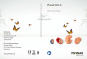 Phonak Virto Q70-312 NW Gebruiksaanwijzing