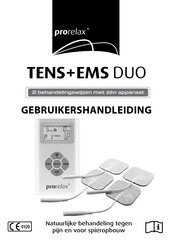 Prorelax TENS+EMS DUO Gebruikershandleiding