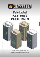 Piazzetta P958 D Installatie-, Gebruiks- En Onderhoudsvoorschriften