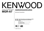 Kenwood MGR-A7 Gebruiksaanwijzing