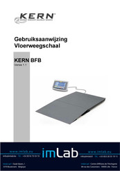 KERN BFB 600K200M Gebruiksaanwijzing