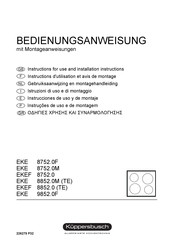 Kuppersbusch EKE 8752 0M Series Gebruiksaanwijzing