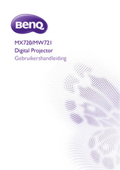 BenQ MX720 Gebruikershandleiding