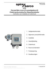 Spirax Sarco EP6 Instructies Voor Installatie En Onderhoud