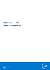 Dell Inspiron 27-7700 Onderhoudshandleiding