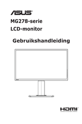 ASus MG278 Series Gebruikshandleiding