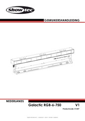 SHOWTEC Galactic RGB-6-750 Gebruikershandleiding