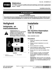 Toro TX 1000 Installatie-Instructies