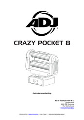 ADJ CRAZY POCKET 8 Gebruikershandleiding