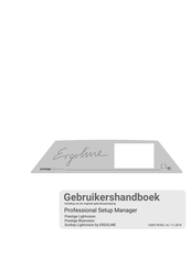 ergoline Prestige Bluevision Gebruikershandboek