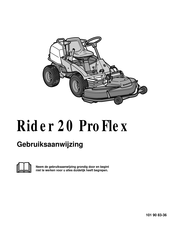 Husqvarna Rider 20 ProFlex Gebruiksaanwijzing