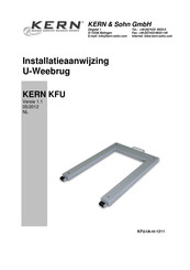 KERN and SOHN KFU 600V20M Installatieaanwijzing