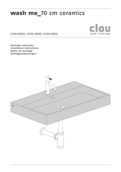 clou wash me CL/02.31032 Montage-Instructies