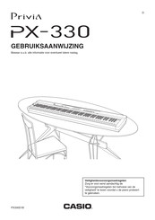 Casio Privia PX-330 Gebruiksaanwijzing