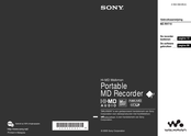 Sony Walkman MZ-RH710 Gebruiksaanwijzing