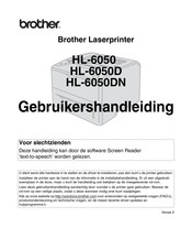 Brother HL-6050D Gebruikershandleiding