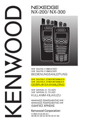 Kenwood NEXEDGE NX-200 Gebruiksaanwijzing