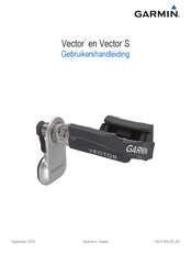 Garmin Vector Gebruikershandleiding