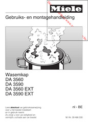 Miele DA 3590 Gebruiks- En Montagehandleiding