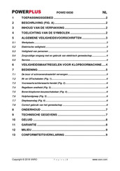 Powerplus POWE10030 Gebruikershandleiding