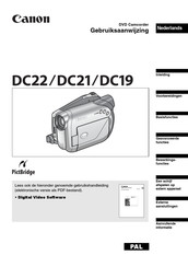 Canon DC19 Gebruiksaanwijzing