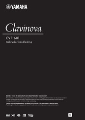 Yamaha Clavinova CVP-601 Gebruikershandleiding