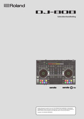 Roland Serato DJ-808 Gebruikershandleiding