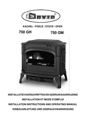 Dovre 750GH Gebruiksaanwijzing En Installatievoorschriften