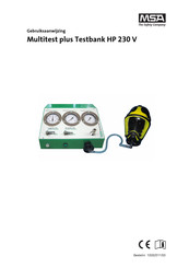 MSA Multitest plus Testbank 230 V Gebruiksaanwijzing