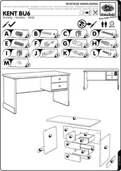 meubar KENT BU6 Montagehandleiding