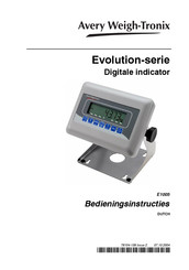 Avery Weigh-Tronix Evolution Series Bedieningsinstructies