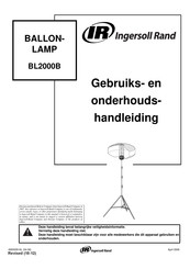 Ingersoll Rand BL2000B Gebruiks- En Onderhoudshandleiding