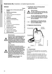 Grundfos Unilift AP12 Installatie- En Bedieningsinstructies