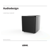 Loewe Audiodesign Klang 1 Gebruiksaanwijzing