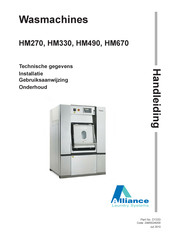 Alliance Laundry Systems HM670 Handleiding