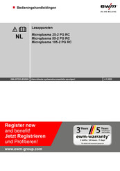 EWM Microplasma 55-2 PG Bedieningshandleidingen