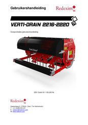 Redexim ERTI-DRAIN 2220 Gebruikershandleiding