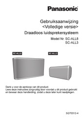 Panasonic SC-ALL8 Gebruiksaanwijzing