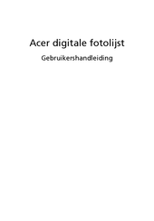 Acer ADF AF-208 Gebruikershandleiding