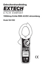 FLIR Extech Instruments MA1500 Gebruikershandleiding