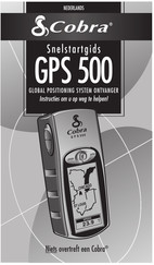 Cobra GPS 500 Snelstartgids