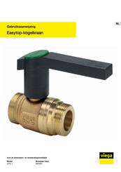 Viega Easytop 2270.1 Gebruiksaanwijzing