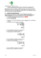 Coaguchek XS Verkorte Handleiding