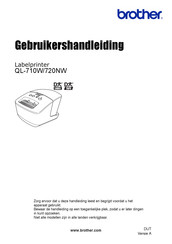 Brother QL-720NW Gebruikershandleiding